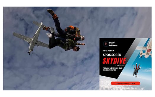 Bondcare Sponsored Skydive